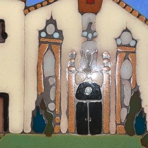 Triton Tile
A Painting or Hot Plate
Not Food Safe
Hand Painted In The U.S.A.